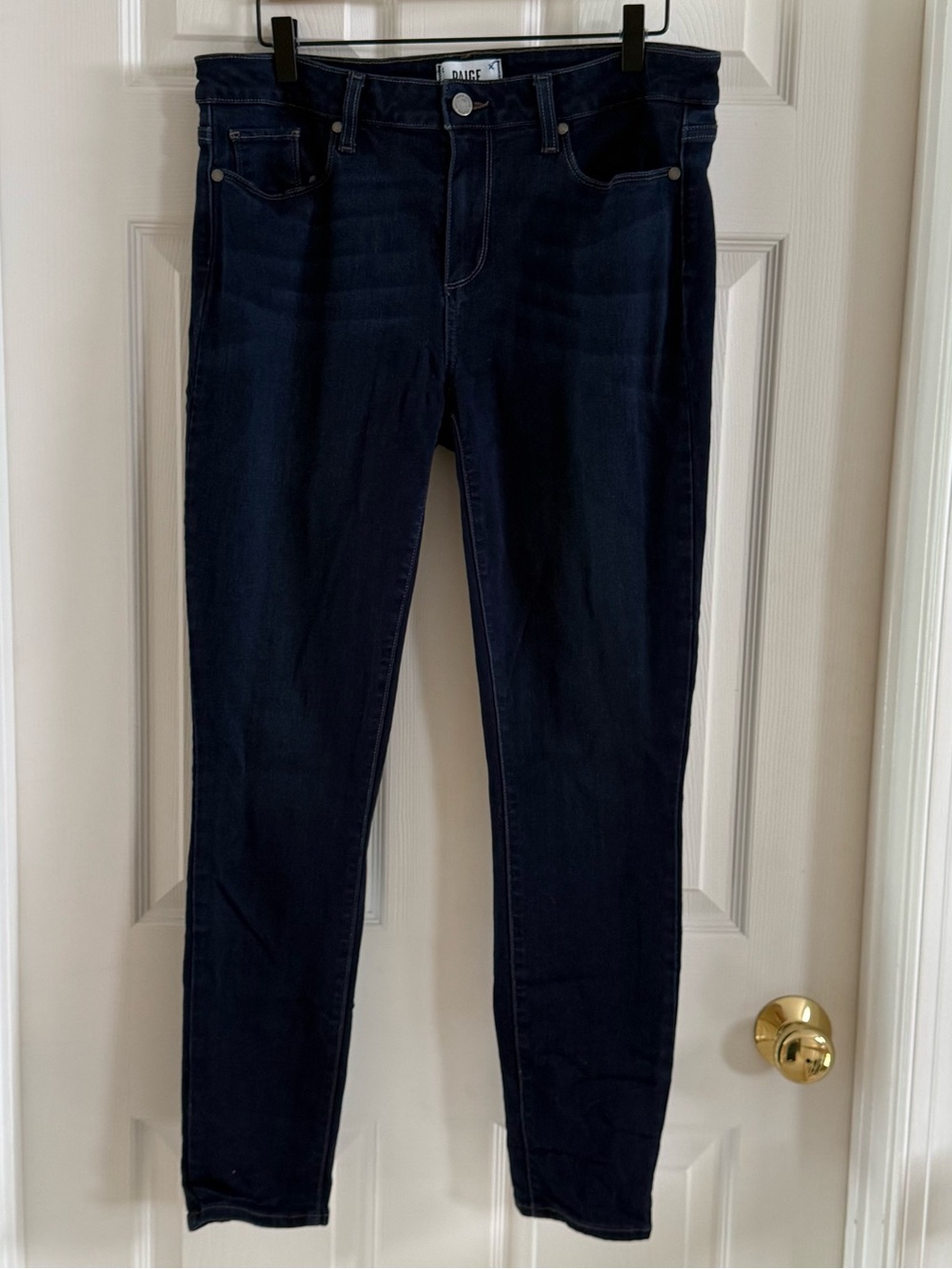 PAIGE Verdugo Ankle Women's Skinny Jeans in Deep Indigo 32